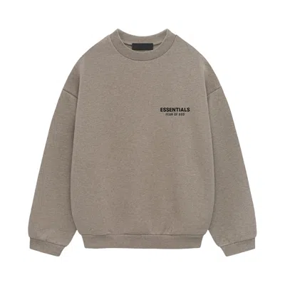 Pre-owned Essentials Fear Of God  Fleece Crewneck Ii 'heather Grey'