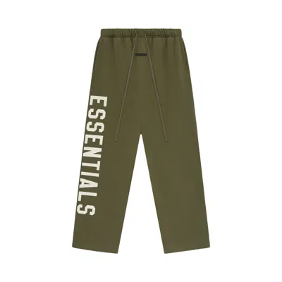 Pre-owned Essentials Fear Of God  Fleece Relaxed Sweatpant 'military' | Green | Men's Size Xl
