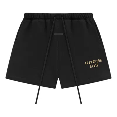 Essentials Fear Of God  Fleece Soccer Short 'black'