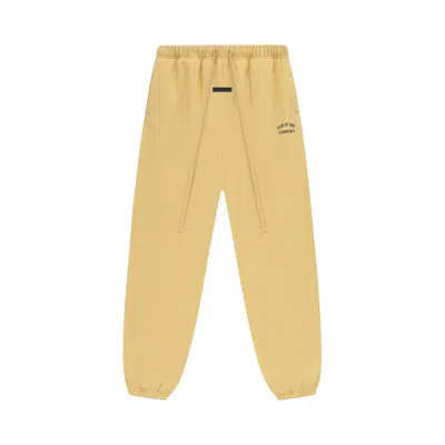 Pre-owned Essentials Fear Of God  Fleece Sweatpant 'amber' | Yellow | Women's Size Xl
