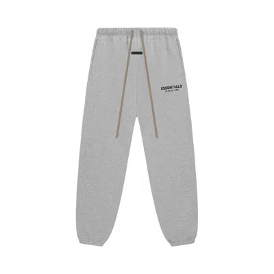 Pre-owned Essentials Fear Of God  Fleece Sweatpant 'light Heather Grey'