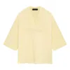 Essentials Fear Of God  Football T-shirt 'garden Yellow'