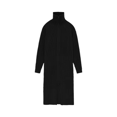 Pre-owned Essentials Fear Of God  Full Zip Cardigan 'jet Black'