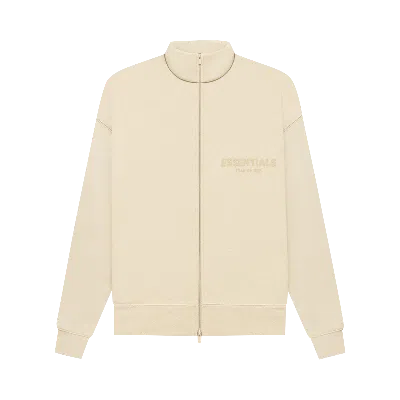 Pre-owned Essentials Fear Of God  Full Zip Jacket 'egg Shell' In Cream