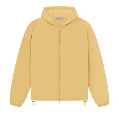 Pre-owned Essentials Fear Of God  Full Zip Jacket 'light Tuscan' In Yellow