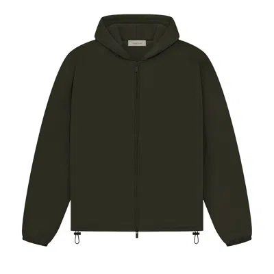 Pre-owned Essentials Fear Of God  Full Zip Jacket 'off Black'