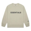 Essentials Fear Of God  Fw20 Crew Neck Sweatshirt 'moss' In Multi
