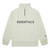 Essentials Fear Of God  Fw20 Half Zip Sweatshirt 'sage' In Neutral