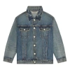 Essentials Fear Of God  Fw20 Light Denim Trucker Jacket 'indigo' In Blue