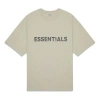 Essentials Fear Of God  Fw20 Logo Tee 'moss'