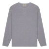 Essentials Fear Of God  Fw20 Long Sleeve Henley Tee 'grey' In Gray