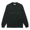 Essentials Fear Of God  Fw20 Long Sleeve Logo Tee 'black'