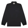 Essentials Fear Of God  Fw20 Long Sleeve Polo Shirt 'black'