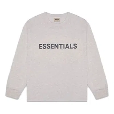 ESSENTIALS FEAR OF GOD ESSENTIALS FW20 LONG SLEEVE TEE 'OATMEAL'