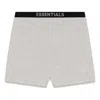 Essentials Fear Of God  Fw20 Lounge Shorts 'heather Oatmeal' In Gray