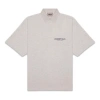 Essentials Fear Of God  Fw20 Polo Shirt 'heather Oatmeal' In Neutral
