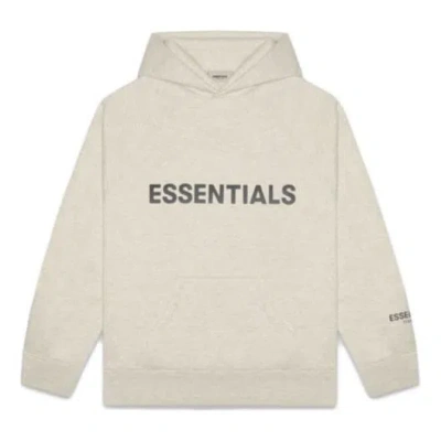 Essentials Fear Of God  Fw20 Pullover Hoodie 'heather Oatmeal'