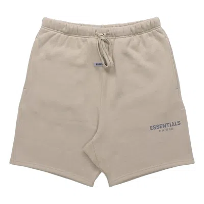 Essentials Fear Of God  Fw20 Sweat Shorts 'olive' In Neutral