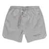 Essentials Fear Of God  Fw20 Volley Shorts 'silver' In Gray