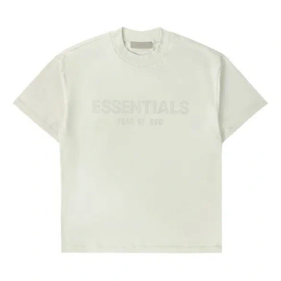 Essentials Fear Of God  Fw21 3d Logo Tee 'mozzarella' In White