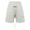 Essentials Fear Of God  Fw21 Fleece Sweat Shorts Green In Gray