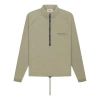 Essentials Fear Of God  Fw21 Half Zip Track Jacket Pistachio In Green
