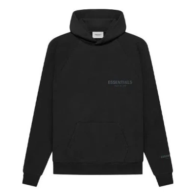 Essentials Black Pullover Hoodie