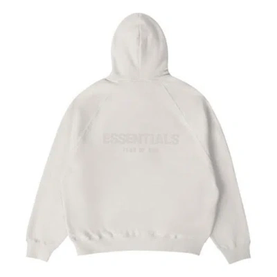 Essentials Fear Of God  Fw21 Innersect 3d Logo Hoodie 'greige'