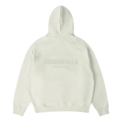 Essentials Fear Of God  Fw21 Innersect 3d Logo Hoodle 'mozzarella' In White