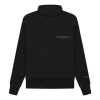 Essentials Fear Of God  Fw21 Kids Pullover Mockneck Stretch Limo 'black'