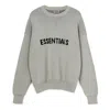 Essentials Fear Of God  Fw21 Knit Pullover Sweater Green Concrete