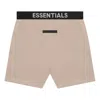 Essentials Fear Of God  Fw21 Lounge Short Tan In Neutral