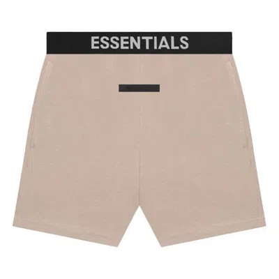 Essentials Fear Of God  Fw21 Lounge Short Tan In Neutral