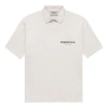 Essentials Fear Of God  Fw21 Polo Shirt 'light Heather Oatmeal'