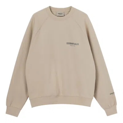 Essentials Fear Of God  Fw21 Pullover Crewneck Tan In Brown