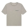 Essentials Fear Of God  Fw21 Short Sleeve Tee Dark Heather Oatmeal In Gray