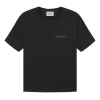 Essentials Fear Of God  Fw21 Short Sleeve Tee Stretch Limo In Black