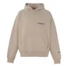 Essentials Fear Of God  Fw21 Ssense Exclusive Hoodie 'linen' In Brown