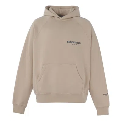 Essentials Fear Of God  Fw21 Ssense Exclusive Hoodie 'linen' In Brown