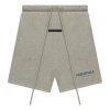 Essentials Fear Of God  Fw21 Sweatshort Dark Heather Oatmeal In Gray