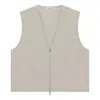 Essentials Fear Of God  Fw22 Barn Vest 'smoke' In Neutral