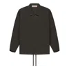 Essentials Fear Of God  Fw22 Nylon Coaches Jacket 'off Black'