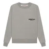 Essentials Fear Of God  Fw22 Crewneck 'dark Oatmeal' In Gray