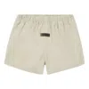 Essentials Fear Of God  Fw22 Dock Short 'smoke' In Neutral