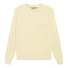 Essentials Fear Of God  Fw22 Relaxed Crewneck Canary
