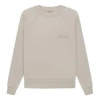 Essentials Fear Of God  Fw22  Crewneck 'smoke' In Neutral