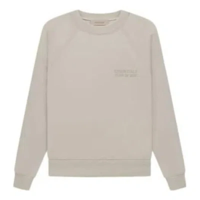 Essentials Fear Of God  Fw22  Crewneck 'smoke' In Neutral