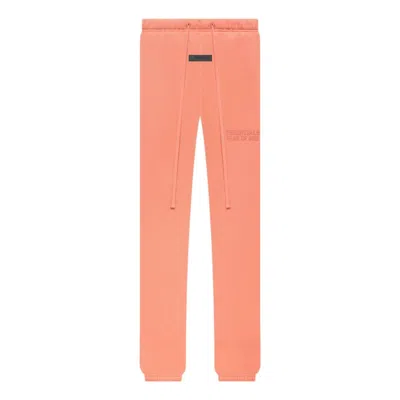 Essentials Fear Of God  Fw22  Sweatpant 'coral' In Orange