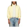 Essentials Funnel Neck Zip-front Jacket In Yellow
