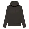 Essentials Fear Of God  Fw22 Hoodie 'off Black'
